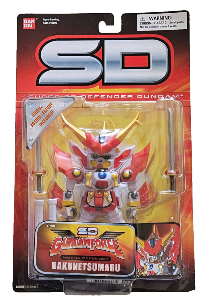 SD Gundam Force Superior Defender BAKUNETSUMARU MUSHA Action Figure