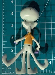 SpongeBob SquarePants Bend Ems Bendable Figure Lot of 2 SpongeBob Squidward 2022