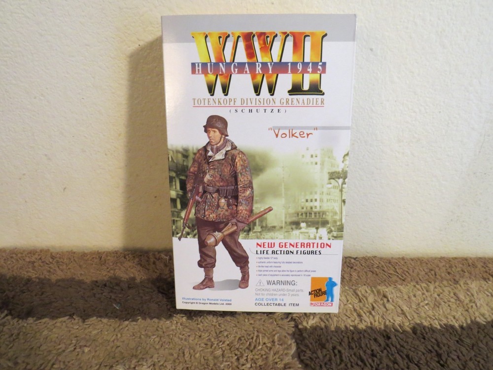 VOLKER WWII HUNGARY 1945 TOTENKOPF DIVISION GRENADIER (SCHUTZE) 12 INCH dragon