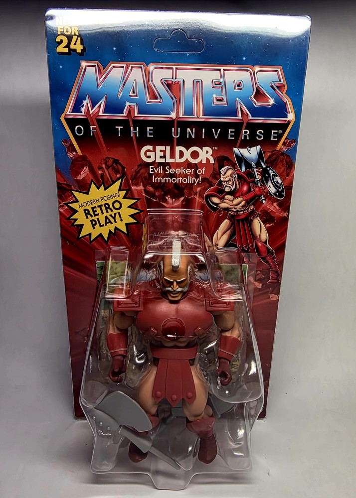 Masters Of The Universe Origins Geldor Figure Mattel Creations Exclusive Motu…