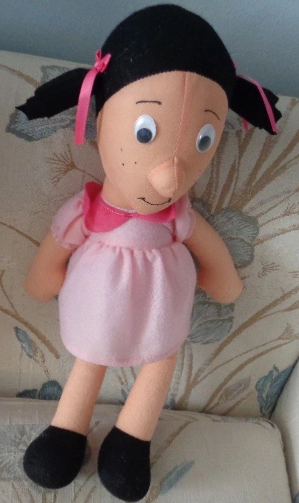 PLUSH DOLL FIGURE FLORINDA MEZA MEXICAN TV SITCOM EL CHAVO DEL OCHO LA POPIS