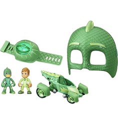 PJ Masks Power Pack Toy Includes 1 Figure, Vehicle, Wristband, Mask – Gekko