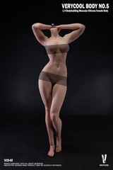 VeryCool 1/6 Silicone Female Natural Skin Body w/ a Bodybuilding Muscle VCD05B