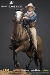 Infinite Statue Sideshow John Wayne on horse 1/6 1:6 figure US seller RARE NEW