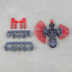 3D Printed Upgrade Kit Axe Gun Weapon Filler For SSGE Ironhide