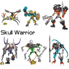 Bionicle Skull Warrior Building Blocks Set – Fun Action Figure for Kids – NO BOX