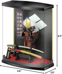 Authentic 8.3in Takeda Shingen Samurai Armor with Stainless Steel Katana