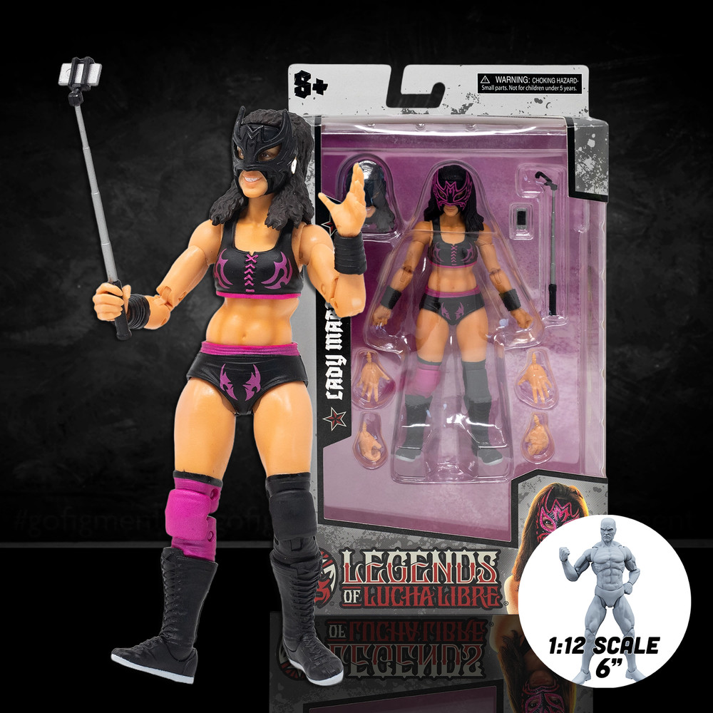 Lady Maravilla Legends of Lucha Libre Premium 1:12 Scale 6″ Action Figure