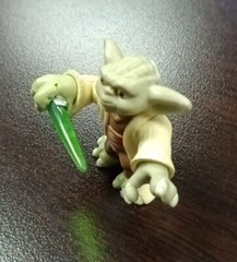 Star Wars 2011 Hasbro Galactic Heroes Yoda Action Figure Used Fast Shipping Toy