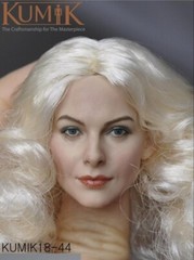 1/6 female Head Sculpt KM 18-44 For 12″ Figure Phicen HOT TOYS KUMIK ❶USA❶