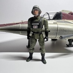 Star Wars 1997 A‑Wing Fighter w/ Pilot