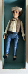 Vintage 1966 American Character BONANZA HOSS Full Action Figure Man #4002 w/Box