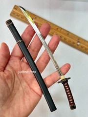 1/6 scale Katana Japanese Samurai Sword For Miyamoto Musashi 12″ Action Figure