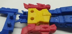 Robot Keishi Gomme Retro 7.5cm Figure Rubber Build Used Multicoloured READ