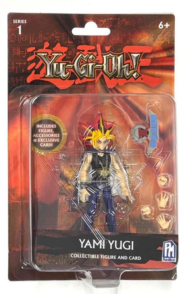 Yugioh Yami Yugi Anime 5″ Action Figure with Exclusive Card Yu-Gi-Oh Not Mint