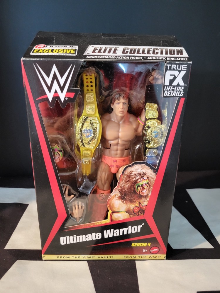 Ultimate Warrior Series 4 Ringside 6″ WWE SERIES Elite Collection Mattel NEW