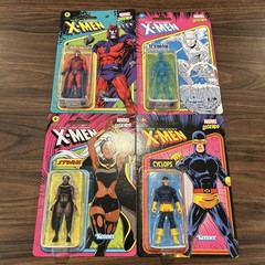 Marvel Legends Retro 3.75 Figure Lot Of 4 X-Men Magneto Iceman Storm Cyclops