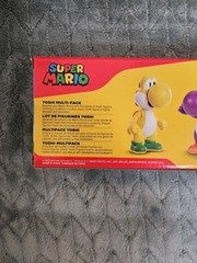 Super Mario Yoshi Multi Pack Yellow Purple Green Pink Blue Jakks Pacific 2.5″