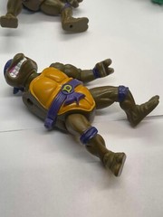 1990 TMNT Storage Shell Figures for parts some have damage/ incomplete Don