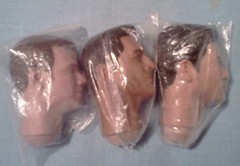 EXO-6 Star Trek Voyager 1/6 CHAKOTAY ~ TOM PARIS~ HARRY KIM (Head sculpts) only