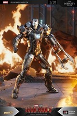 zd toys IRON MAN MARK 34 SOUTHPAW 1/10 action figure iron man 3 MARVEL ship July