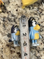 Bluey Family Figure 4-Pack, with Mum Dad Bingo Bluey, Ages 3+, Toddler Toys Kids