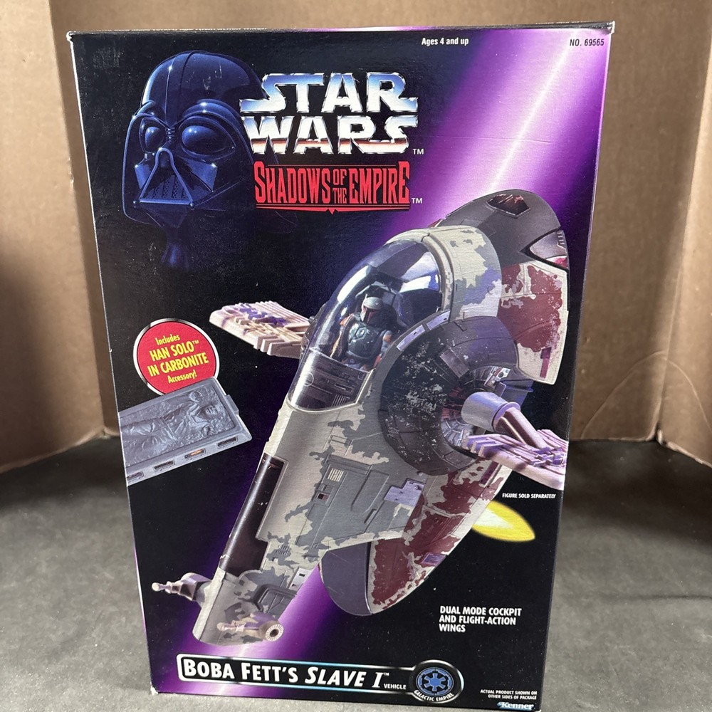 BOBA FETT’S SLAVE I SHADOWS OF THE EMPIRE ACTION FIGURE SHIP STAR WARS NEW VINTA