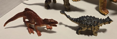 Lot of 28 Dinosaur Figures Mixed Plastic Toys Mini & Large Playset Random Bundle
