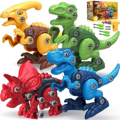 Dinosaur Toys for 3 4 5 6 7 Year Old Boy, Take Apart Dinosaur Toys for Kid 3-…