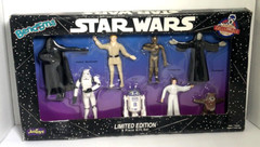 JusToys Star Wars Bend-Ems 1993 Limited Editon 8 Piece Figure Gift Set OPEN BOX