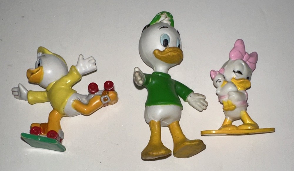 Lot Of 3 Vintage Disney DuckTales PVC Figures