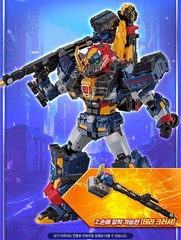 SAMG Metal Cardbot W SOLIDHORN Transforming Robot Truck Crane Excavator
