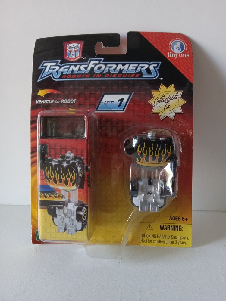 Transformers Tiny Tin Hot Shot Hasbro 2003 NEW