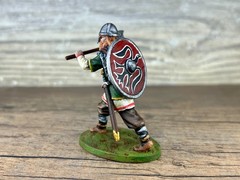 Hand-Painted Viking Figurine, Resin Miniature, Norse Warrior Statue 60mm