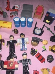 Large Mixed Lot of Robolox Action Figures & Accessories Toy Lot