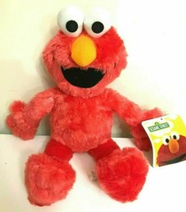 Set Of 5 Sesame Street Plush Toys 10 inch each Grover Oscar Bird Elmo Cookie NWT
