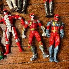 Power Rangers Lot Of 5.5” Figures (12) Years 2001,2004,2005,2006
