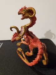 Safari Ltd Dragon Two Headed PVC/ABS Figure 2017 #1016