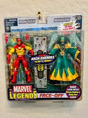 ToyBiz Marvel Legend Face-Off Iron Man VS Mandarin 2006 NIB