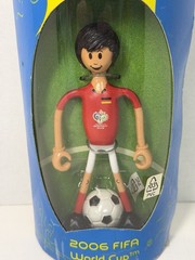 Kid Galaxy FIFA World Cup 2006 Soccer Player Figure w/ Ball c2 New in Box
