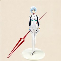 22cm New Evangelion Rei Figure Toys Doll Christmas Birthday Gift For Kids Girls