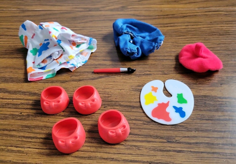 VTG G1 My Little Pony Accessories Lot Complete Play N Wear Outfit Set 9 pcs