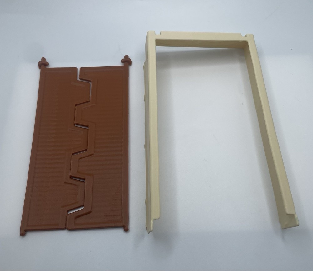 STAR WARS vintage Creature Cantina Doors & Frame REPRO Replacement Part kenner