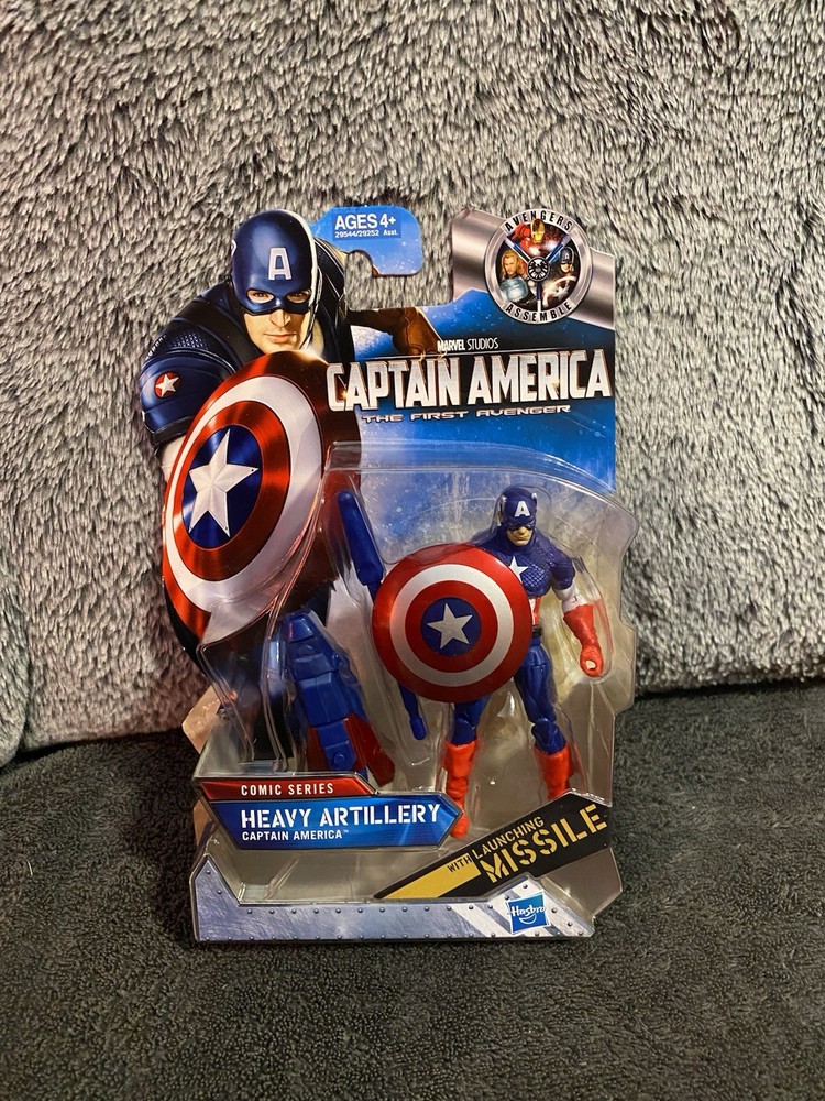 Captain America First Avenger Launching Missle Captain America Figure New 3.75