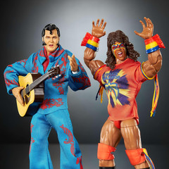 WWE Coliseum Collection Action Figure 2-Pack, Set with Ultimate Warrior & Honky