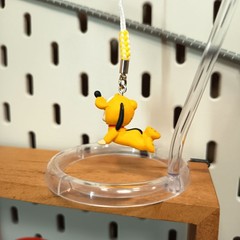 KEWPIE Baby as DISNEY PLUTO DOG 1″ Figure KEYCHAIN Toy Miniature Rose O’Neill