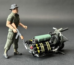 Ultimate Soldier 1:18 Vietnam War ARVN & Vespa 150 TAP Scooter 21st Century Toys