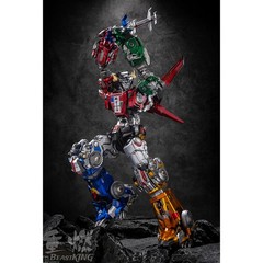 ReBorn-01 Beast King Painted Model with Metal Structure Giant Transform Combiner