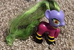 My Little Pony G4 brushable 3” figures Mane-iac Mayhem Power Ponies Lot of 8 mlp
