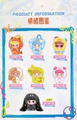JOTOYS Q.kid Emotional Hairy Monsters Plush Blind box Confirmed Figure Toy Gift